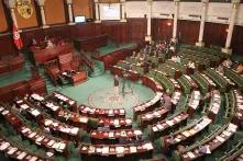 Ein parlamentarischer Plenarsaal