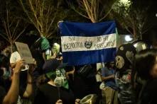 Protest für Demokratie und Menschenrechte in El Salvador