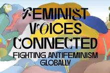 Grafik zum Dossier "Feminist Voices Connected"