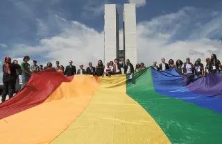 Bandeira LGBT no Congresso Nacional do Brasil
