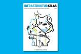 Infrastrukturatlas: Das Atlas-Cover illustriert die verschiedene Infrastrukturen in Deutschland