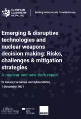 Cover: Emerging & disruptive technologies and nuclear weapons decision making