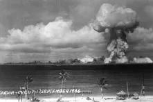 Nuclear explosion at Bikini Atoll,1946.