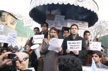 Young protesters Kabul