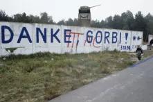 Berliner Mauer mit der Aufschrift "Danke Gorbi"