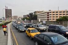 Strassenverkehr in Lagos