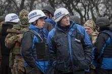 OSZE-Beobachter in der Region Donezk