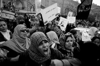 Marsch zum Tahrir-Platz gegen sexuelle Belästigung, Februar 2013
