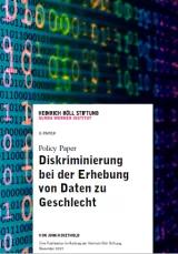 Titelbild der Publikation "Diskriminierung bei der Erhebung von Daten zu Geschlecht"